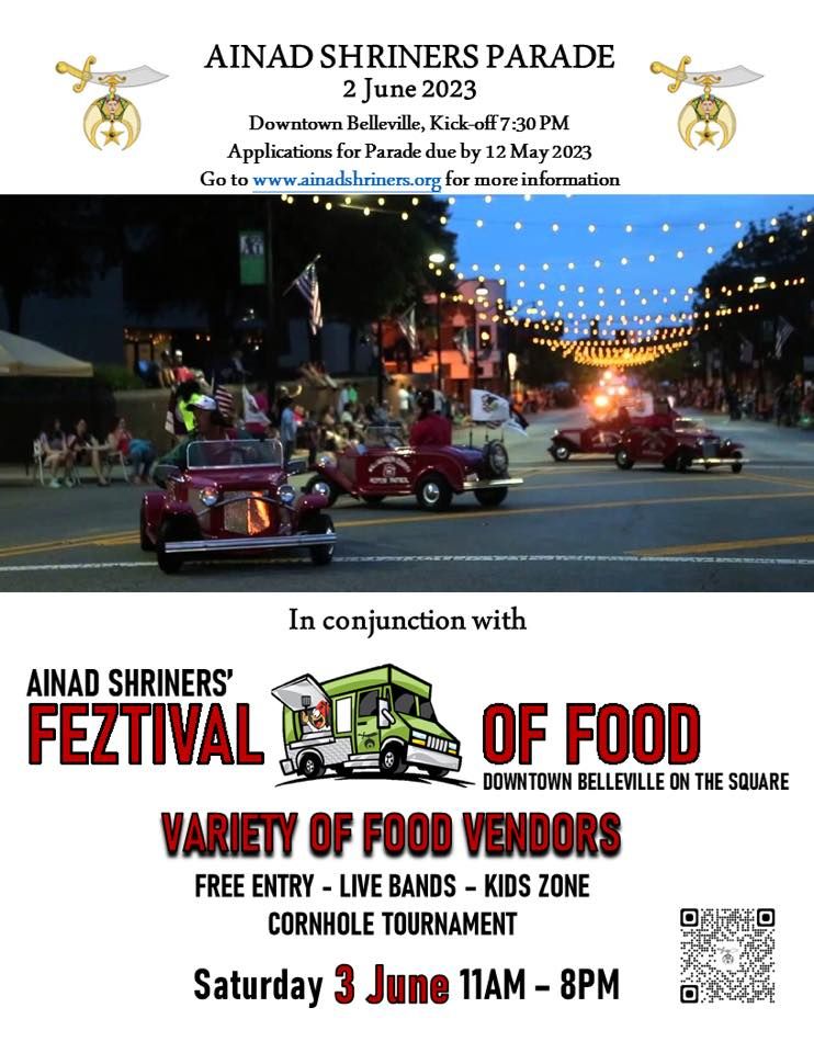 Ainad Shriners Parade Downtown Belleville June 2, 2023
