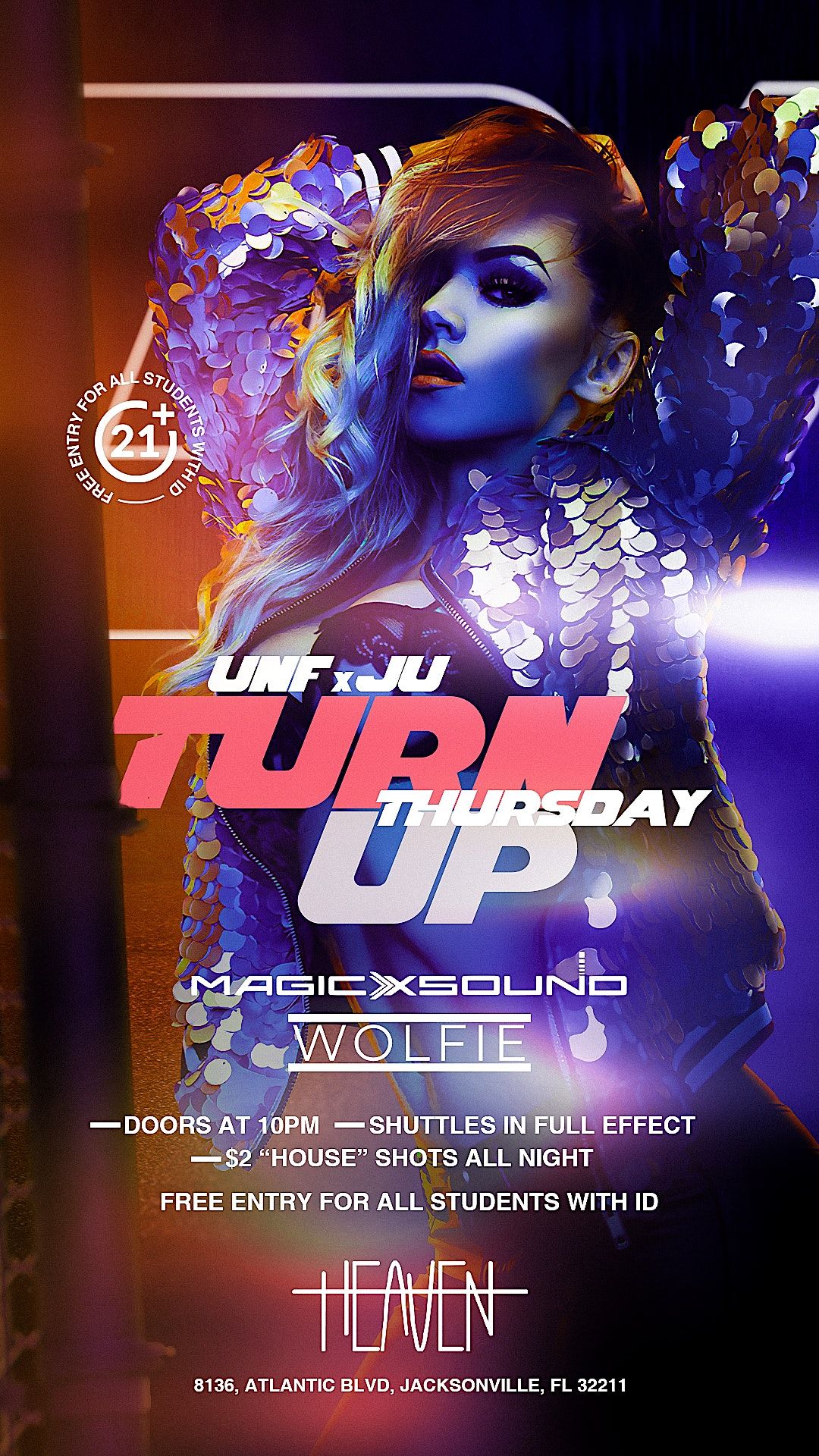 Club Heaven Presents: TURN UP THURSDAY UNF X JU | 8136 Atlantic Blvd ...