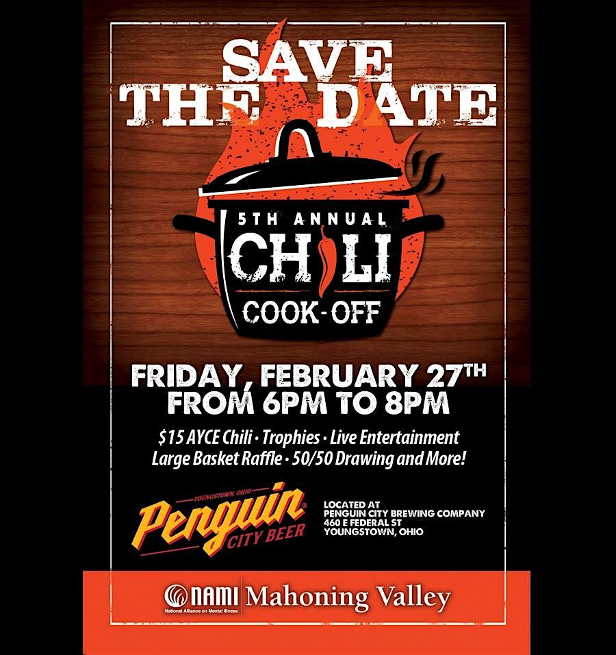 NAMI Mahoning Valley\u2019s Fifth Annual Chili Cook-Off