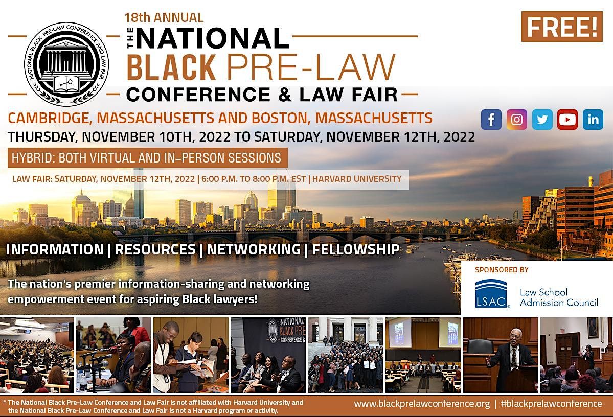 The 18th Annual National Black Pre-Law Conference Sponsored by LSAC at ...