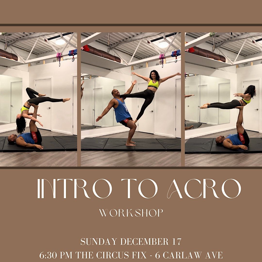 Intro to Acro Yoga Workshop