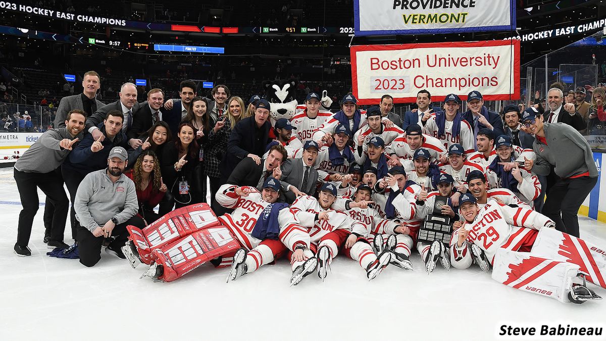 Merrimack Warriors at Boston University Terriers Mens Hockey