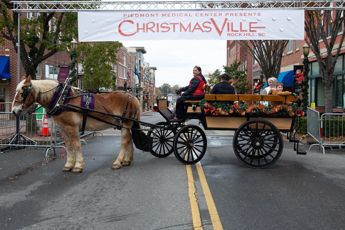 ChristmasVille Carriage Rides (Carriage A) Fountain Park, Rock Hill