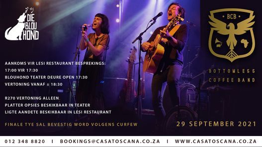 Pretoria \/ Bottomless Coffee Band @ Die Blou Hond