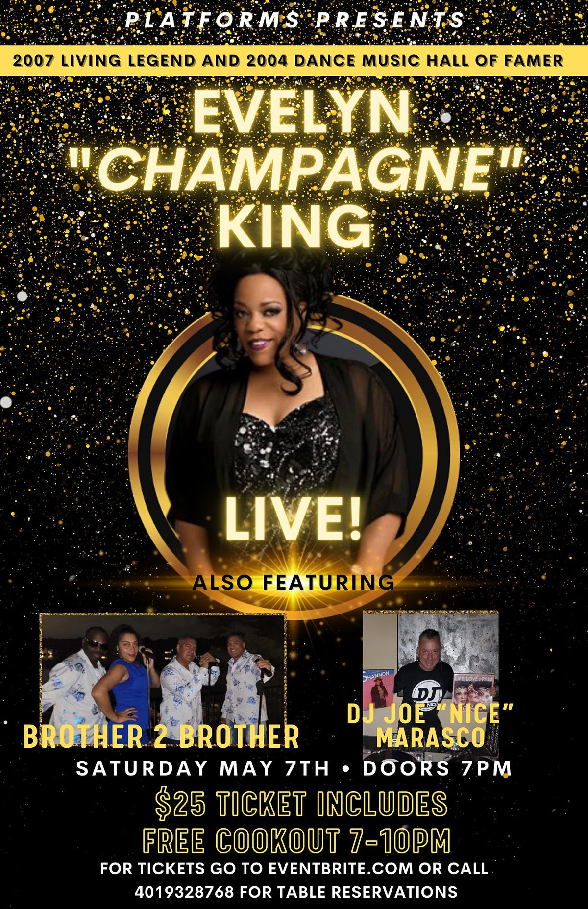 Evelyn “Champagne” King LIVE Platforms Dance Club, Providence, RI