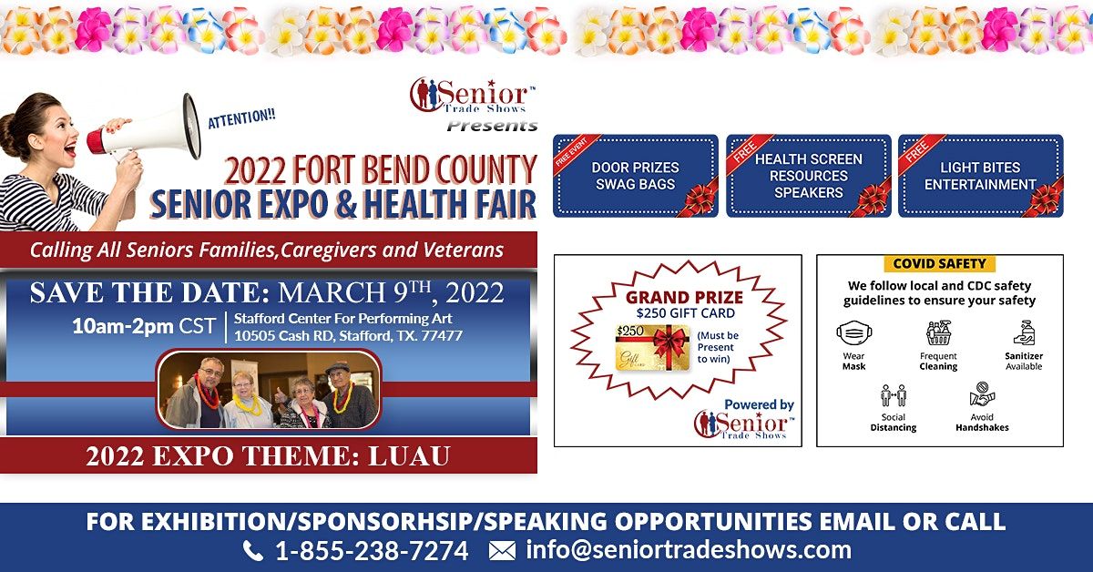 2022 Fort Bend County Senior Expo & Health Fair-Theme:Luau