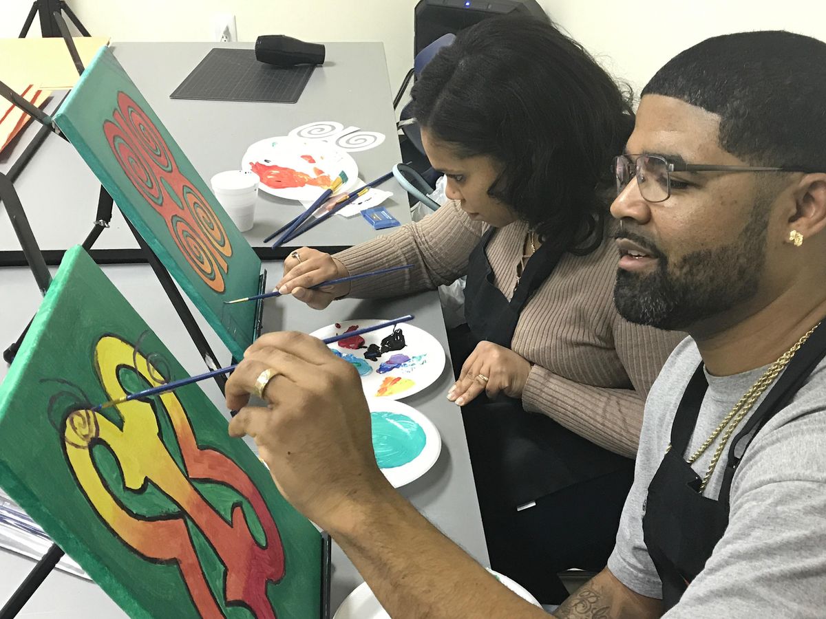 Adinkra Symbol Paint and Sip / Party (Saturday) Triangle Cultural Art Gallery