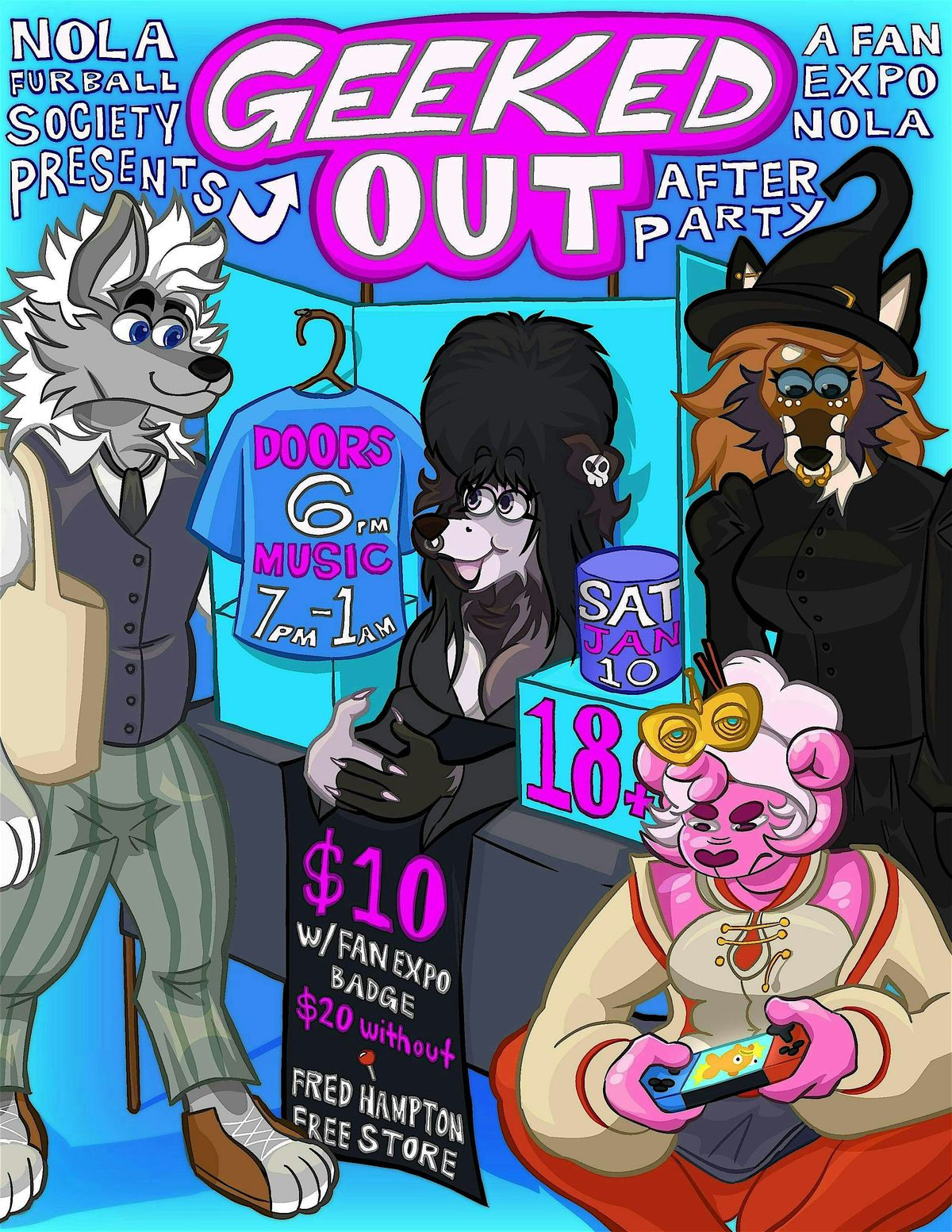 NOLA Furball Society Presents: Geeked Out