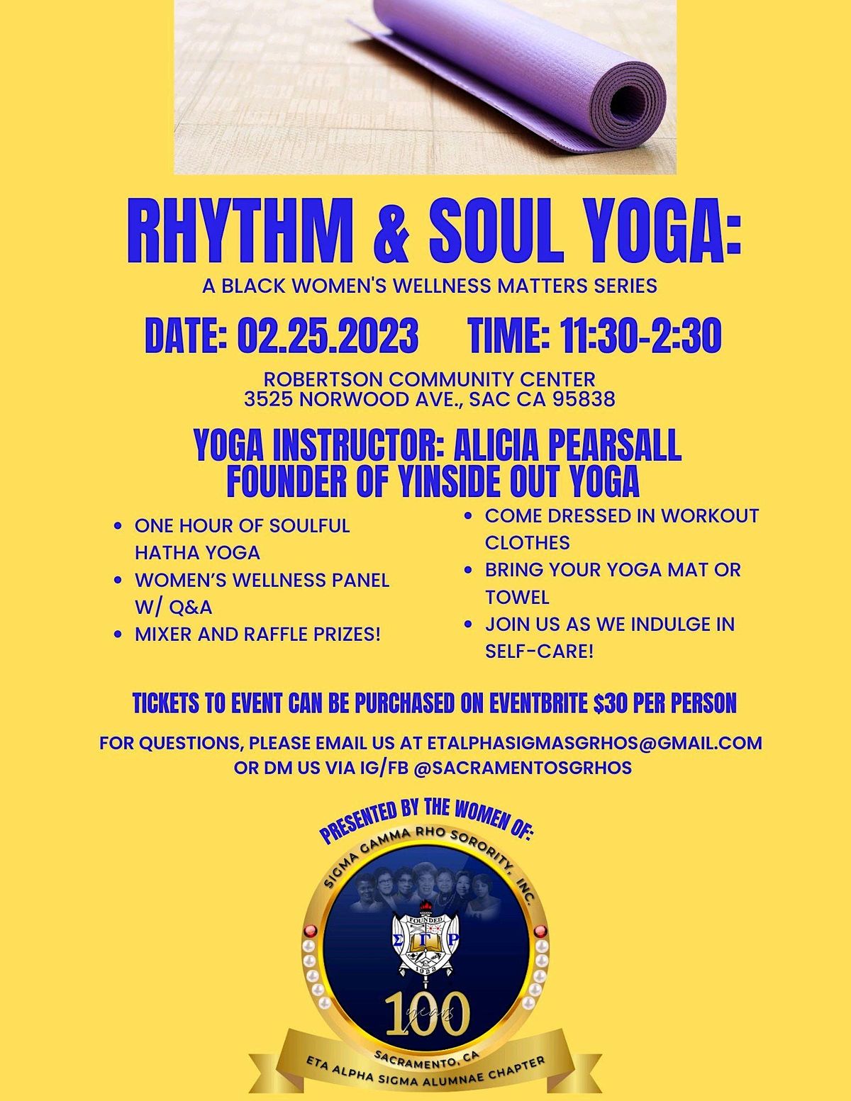 Rhythm and Soul Yoga A Black Womens Wellness Series Robertson