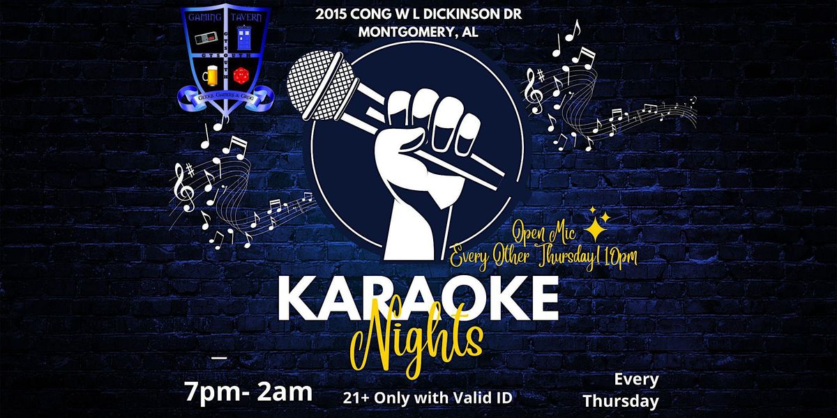 Karaoke Thursdays at GTSouth!