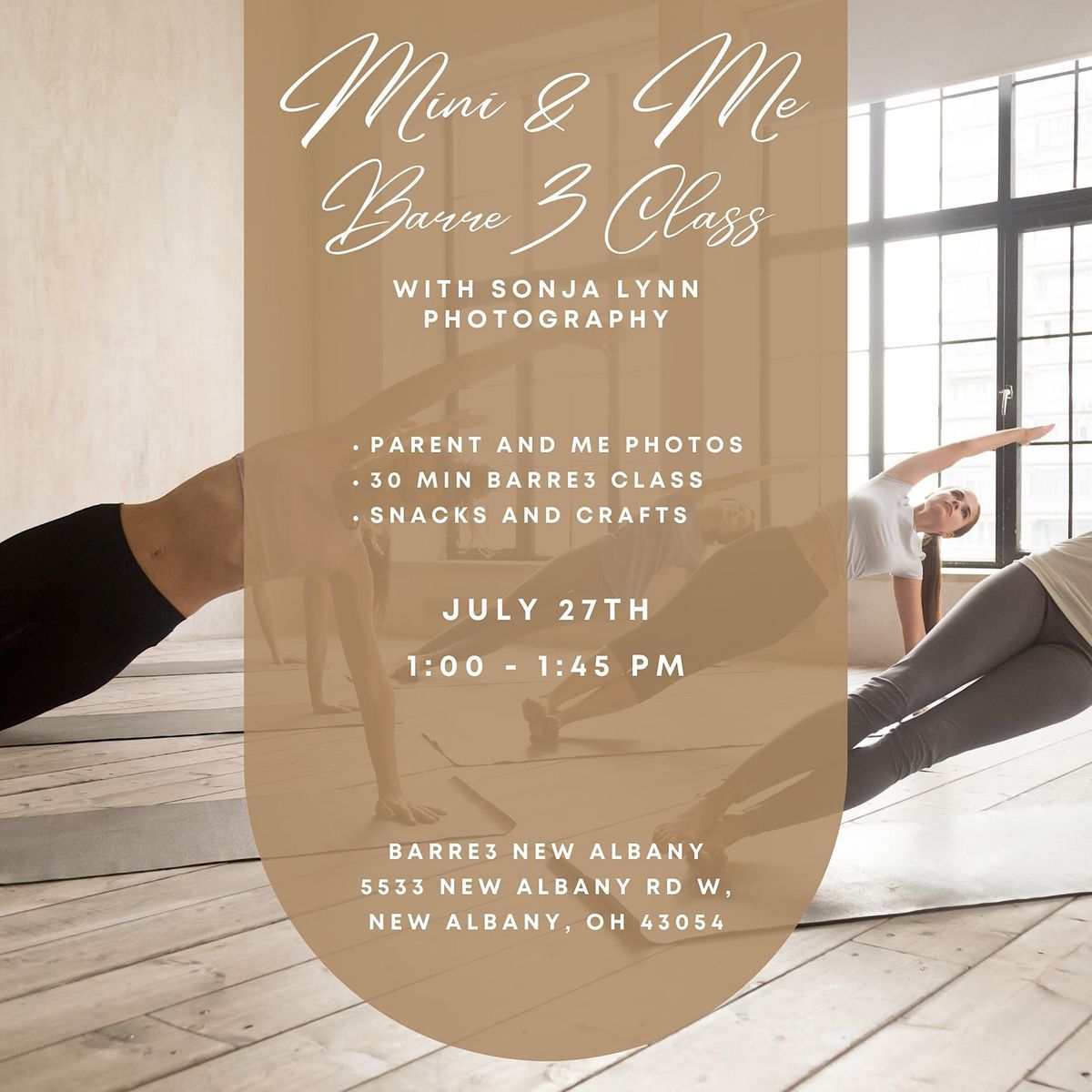 Sonja Lynn Photography Barre3 Mini & Me class