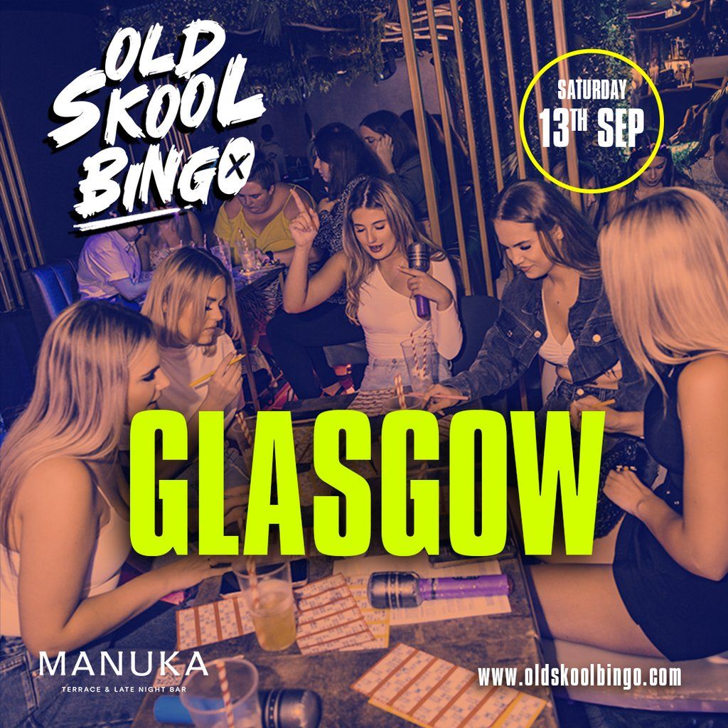 Old Skool Bingo Sat 13th Sep Glasgow