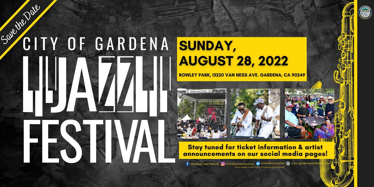 19th Annual Gardena Jazz Festival | Rowley Memorial Park, Gardena, CA