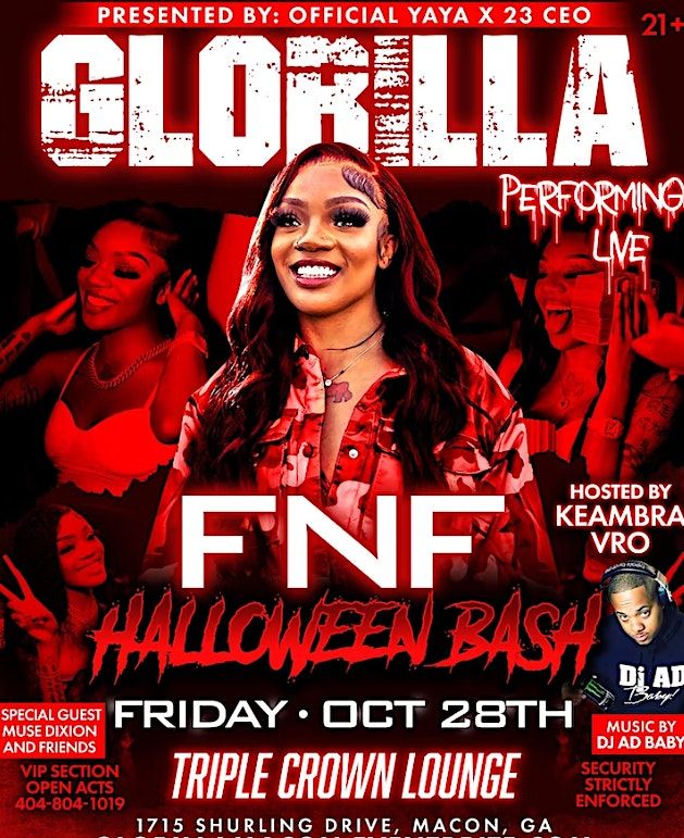 GloRilla Live: The Official F.N.F Halloween Bash | Triple Crown Lounge ...