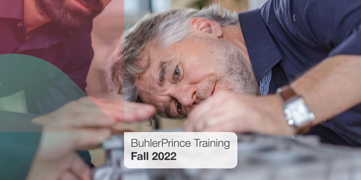 BuhlerPrince Hydraulics Prince Machines BuhlerPrince, Inc., Holland, MI September 12 to