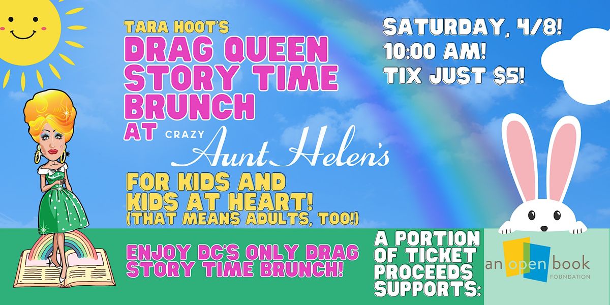 Drag Queen Story Time With Tara Hoot | Crazy Aunt Helen's, Washington ...