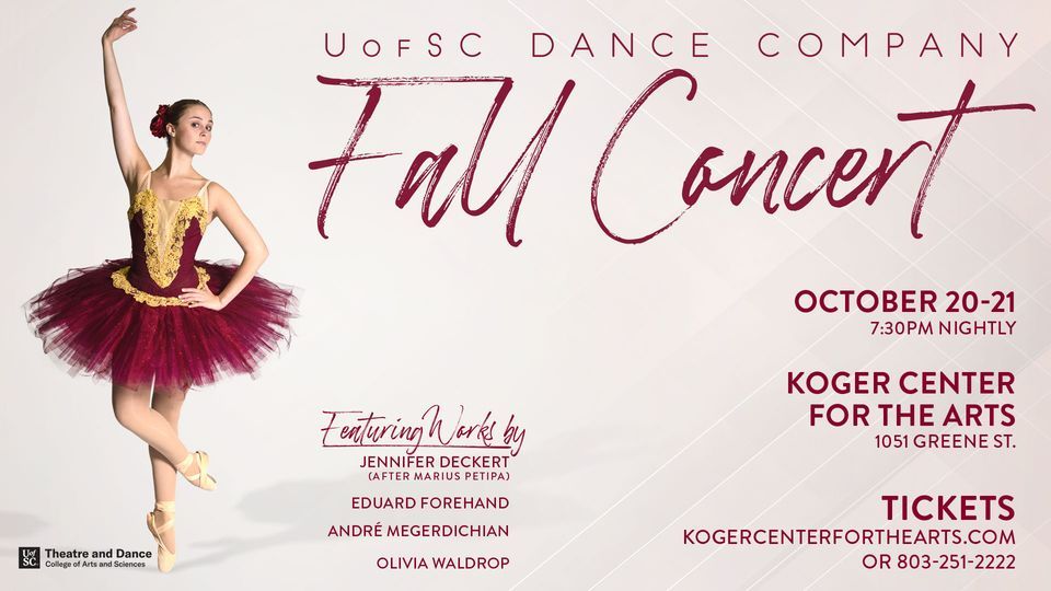 UofSC Dance Company Fall Concert at Koger Center for the Arts, Columbia ...