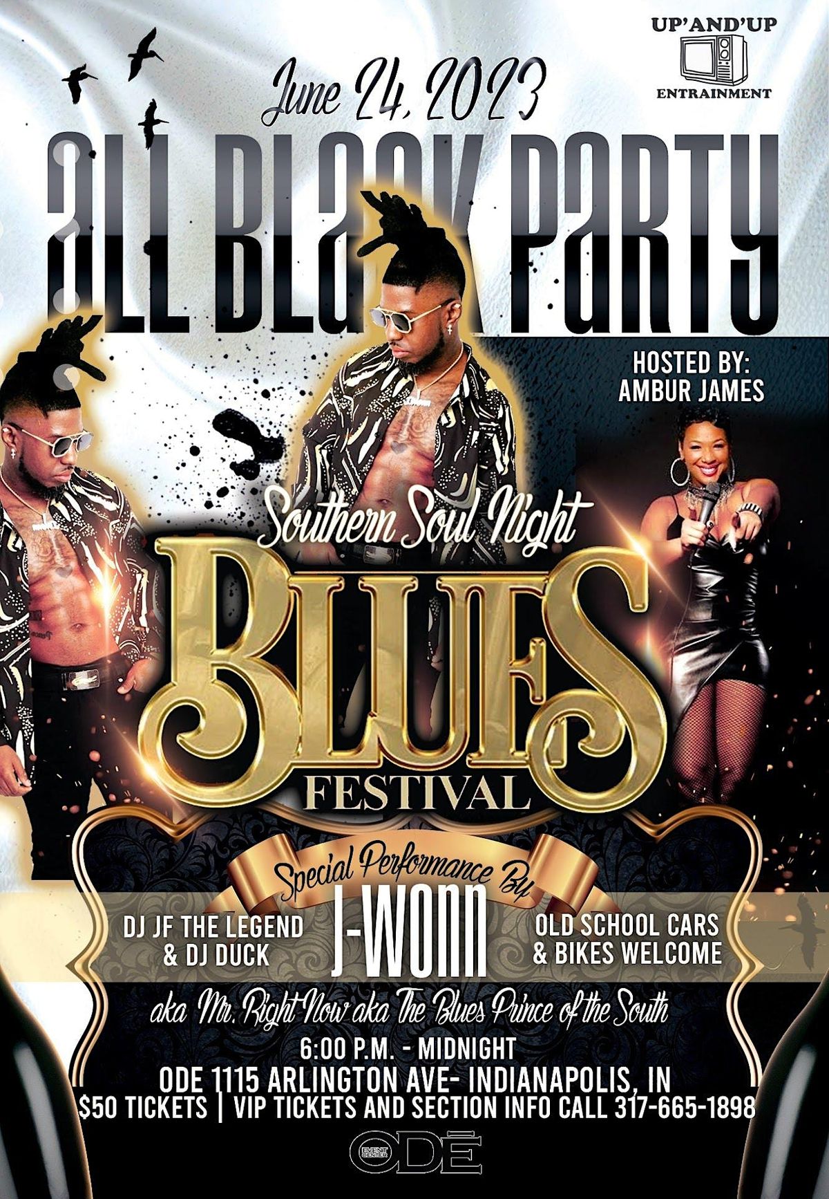 “JWonn” Performing Live “Blues Festival “ 1115 N Arlington Ave, Indianapolis, IN June 24 to