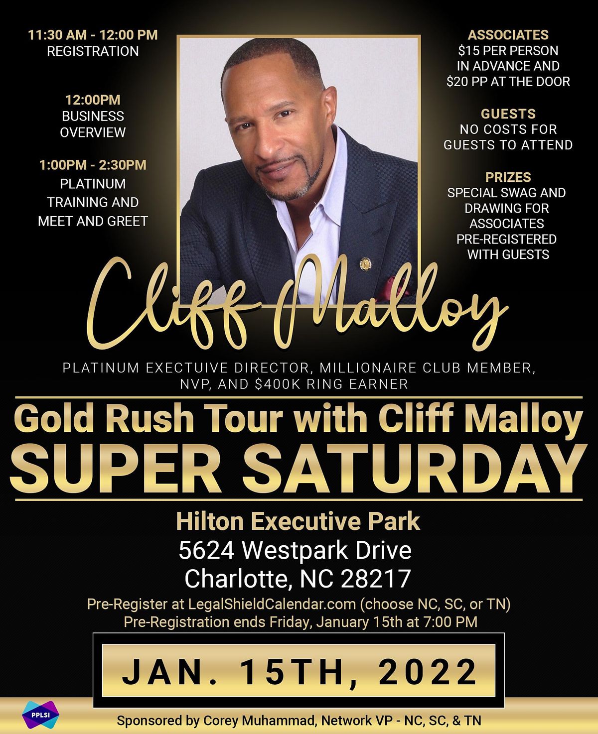 Carolina Gold Rush Tour With Cliff Malloy At Hilton Charlotte Executive carolina-gold-rush-tour-with-cliff-malloy-at-hilton-charlotte-executive