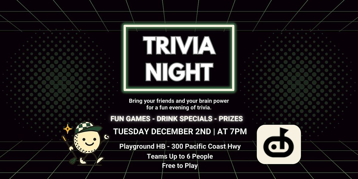 Trivia Night at Playground HB