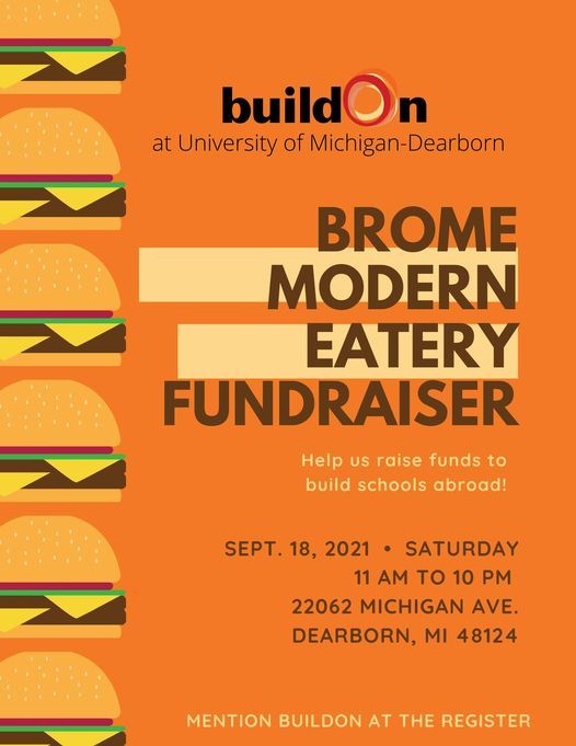 Brome Modern Eatery Fundraiser