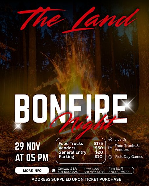 Bonfire Night @ The Land