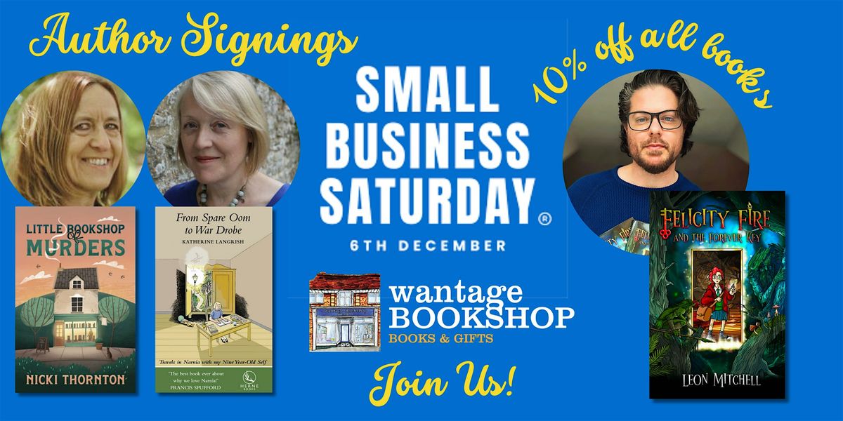 Small Business Saturday Celebration, Wantage Bookshop