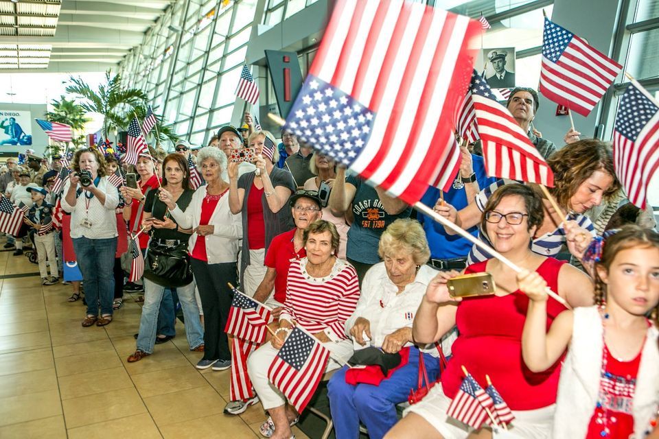 Honor Flight San Diego Homecoming