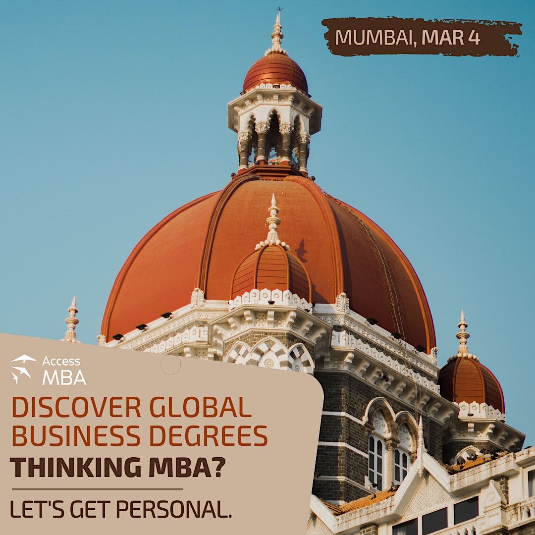 INCREASE YOUR SALARY WITH AN IN-PERSON MBA EVENT IN MUMBAI at The St ...