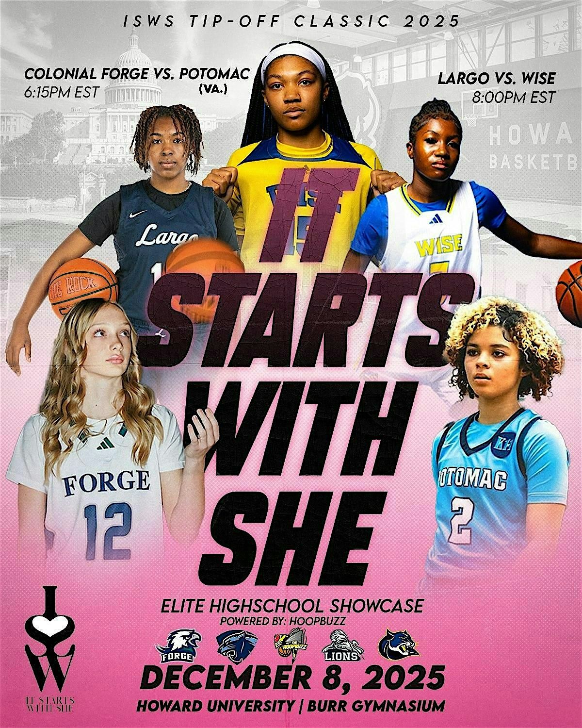 The "IT STARTS WITH SHE" GIRLS HIGH SCHOOL BASKETBALL TIP-OFF CLASSIC 2025
