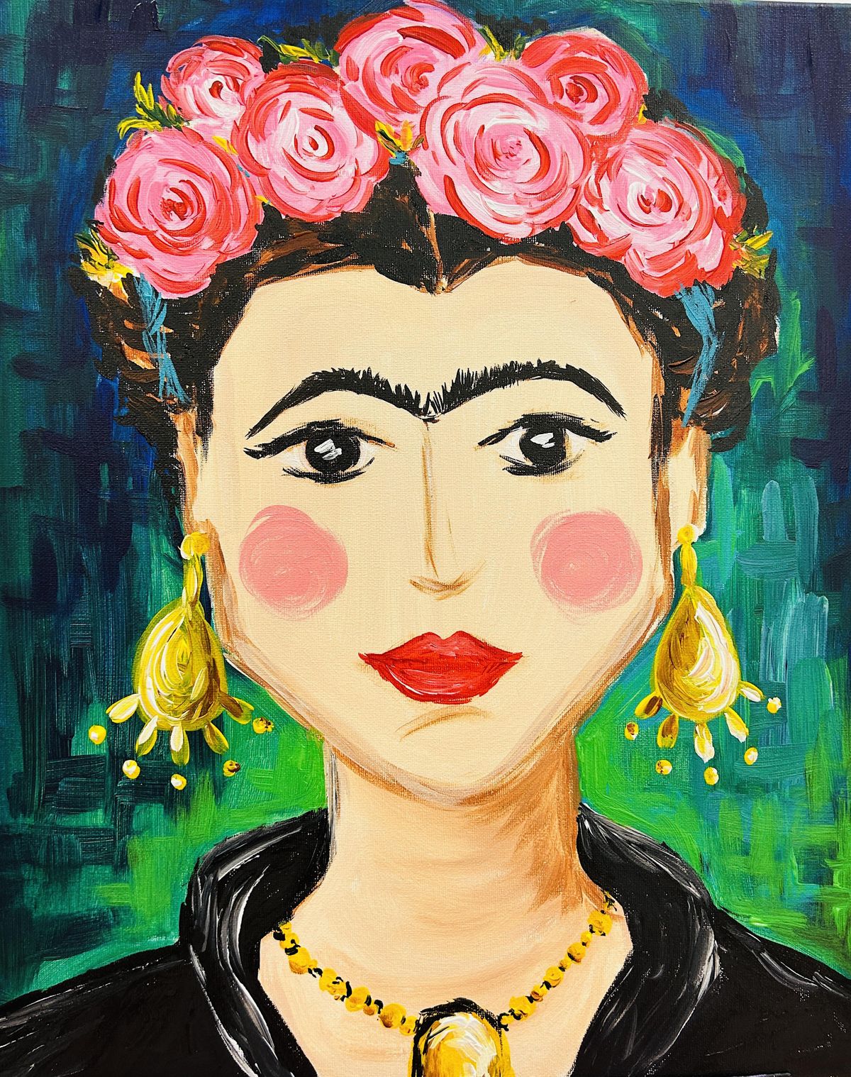 Cinco De Mayo Special Paint & Sip - Frida Kahlo | Paintelaide ...