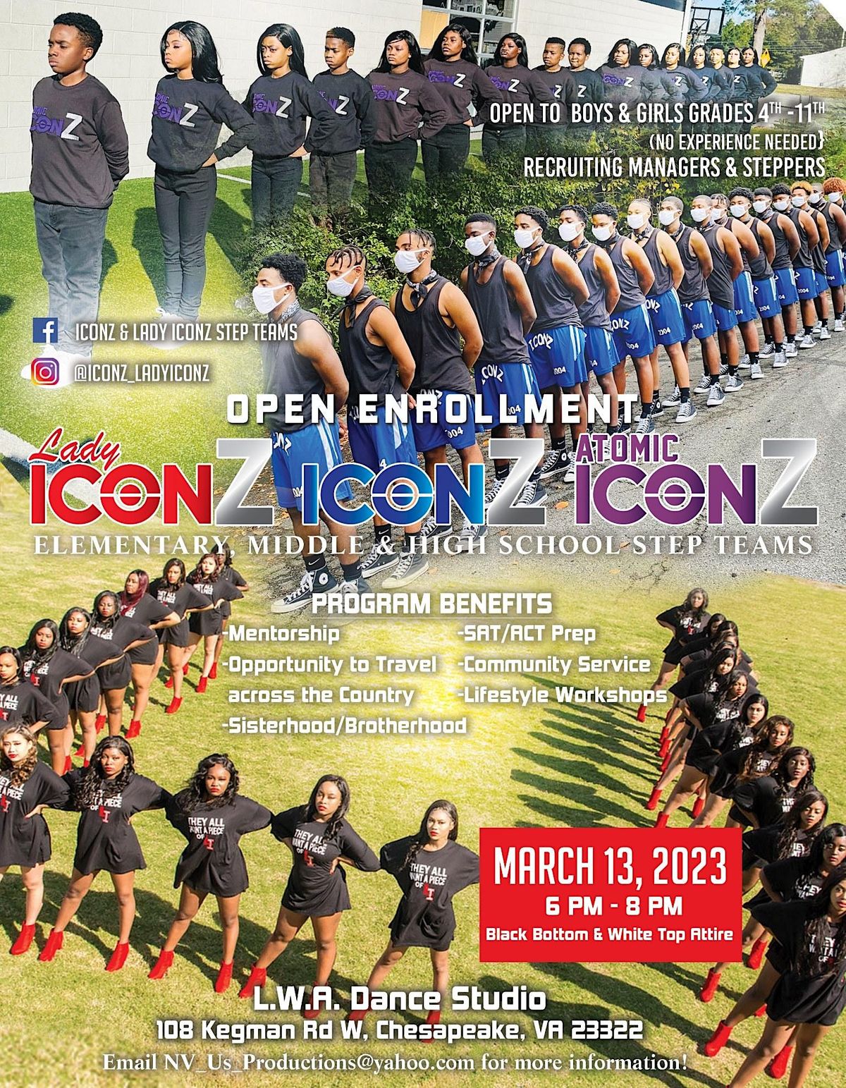ICONZ Step Teams 2022-2023 Open Enrolment at LWA Dance Studio ...