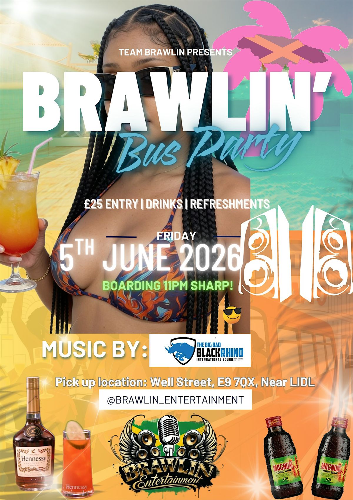 Brawlin Bus Party