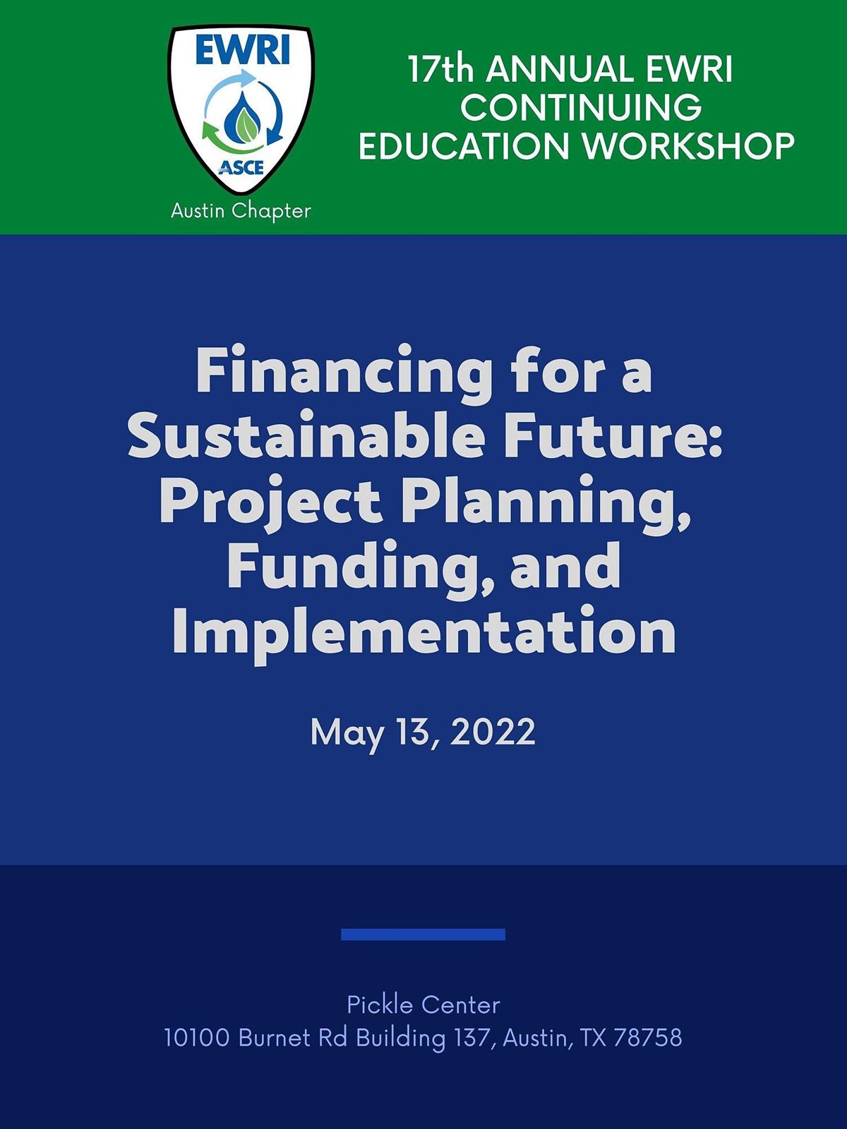 EWRI 2025 Annual Conference J. J. Pickle Research Campus, The