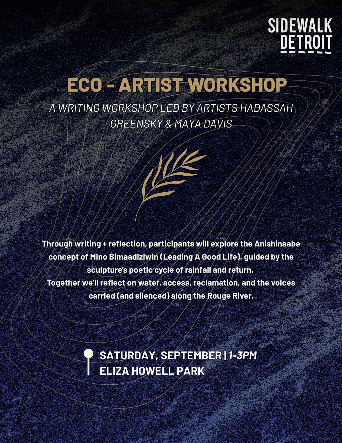 Eco-Art Workshop with Hadassah Greensky and Maya Davis (September 27)