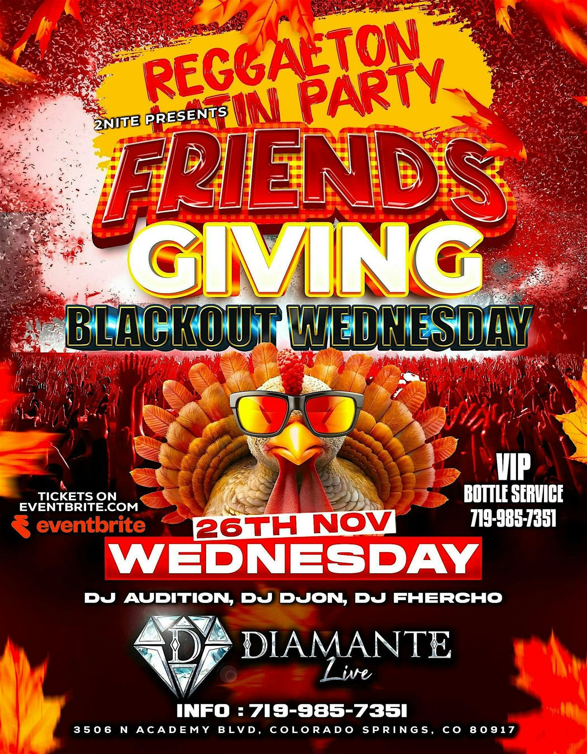 Reggaeton Friendsgiving  Party