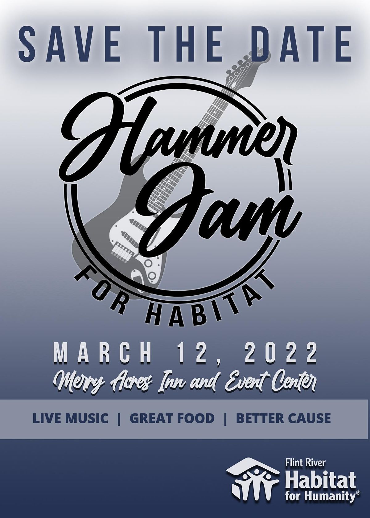 Hammer Jam for Habitat 2022 Merry Acres Inn, Albany, GA March 12, 2022