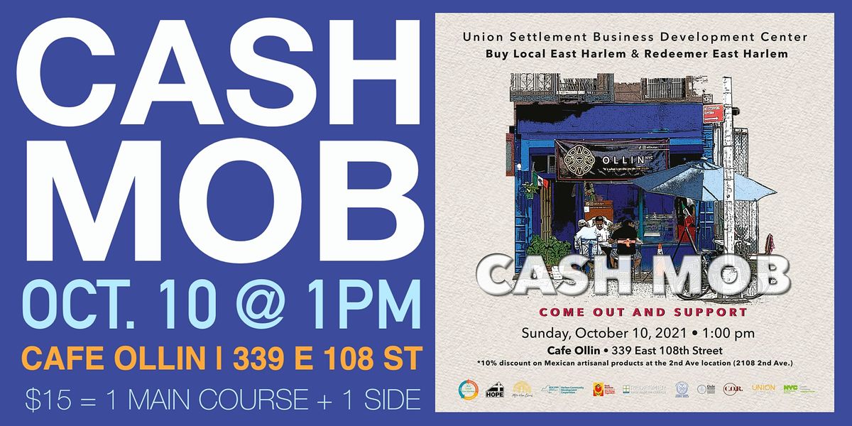 CASH MOB at Cafe Ollin