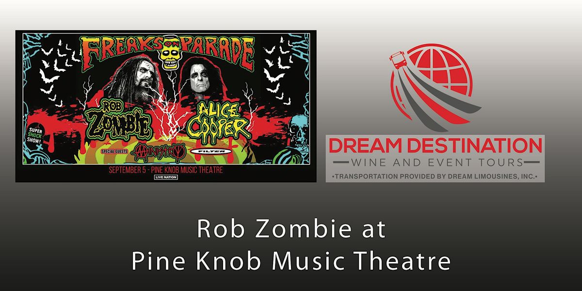 Shuttle Bus to See Rob Zombie at Pine Knob Music Theatre Hamlin Pub