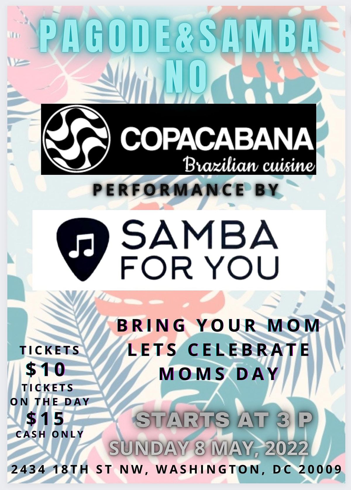 Samba e pagode no Copa