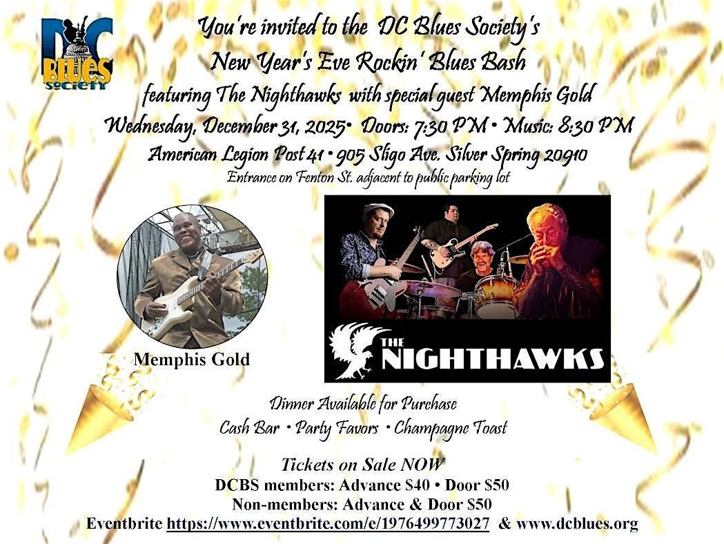 New Years Eve Blues Party w\/ The Nighthawks and Memphis Gold