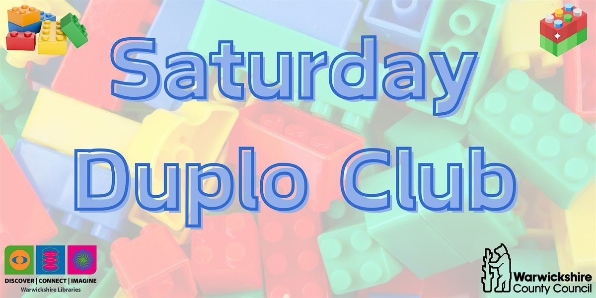 Saturday Duplo Club at Rugby Library