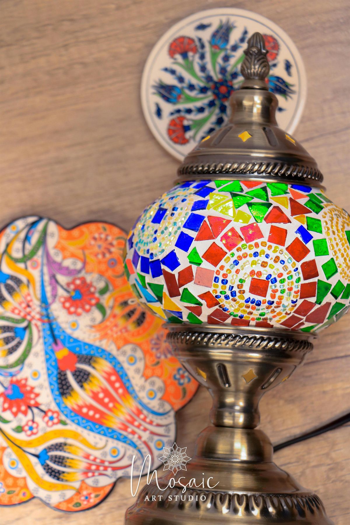 Mosaic Lamp Workshop in Asheville, NC