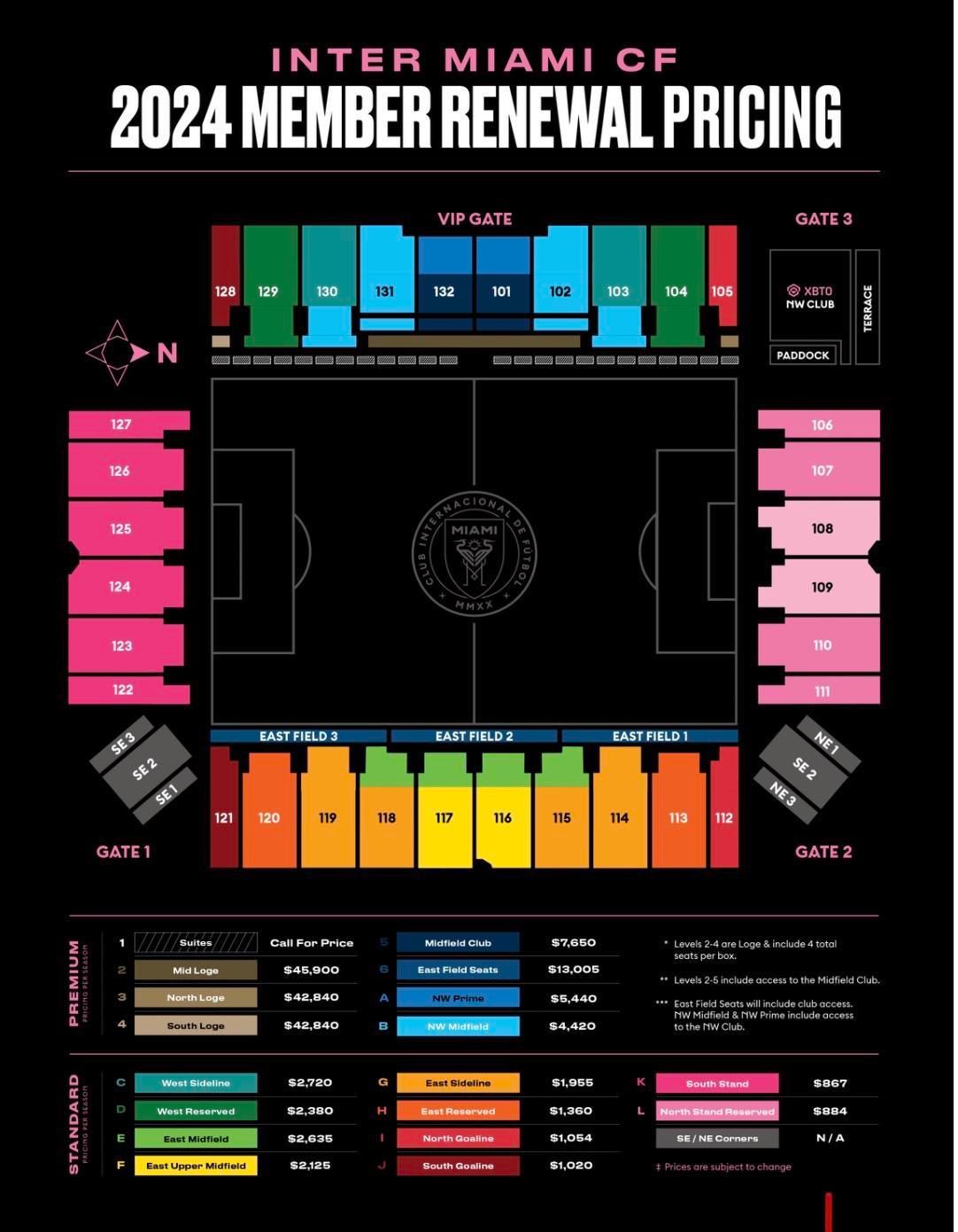 Inter Miami CF Season Tickets (Includes Tickets To All Regular Season Home Games)