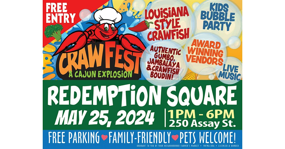 Redemption Crawfest 2024 Redemption Square, Houston, TX May 25, 2024