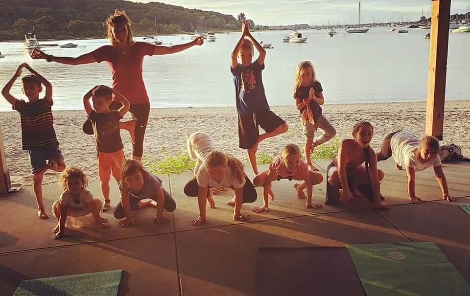 Kids Yoga In Village Park