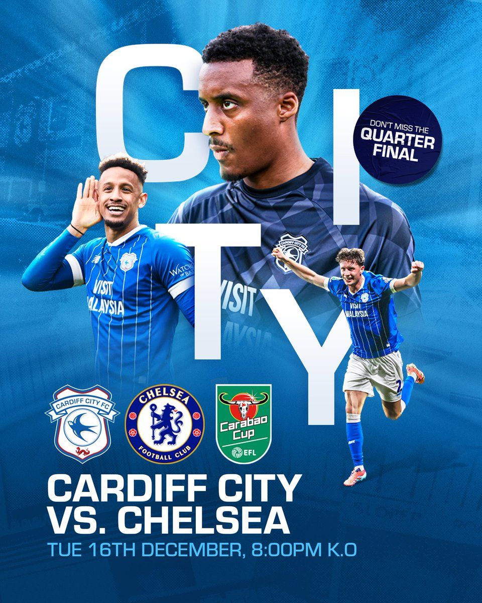 Cardiff City FC vs Chelsea FC - EFL Cup Tickets