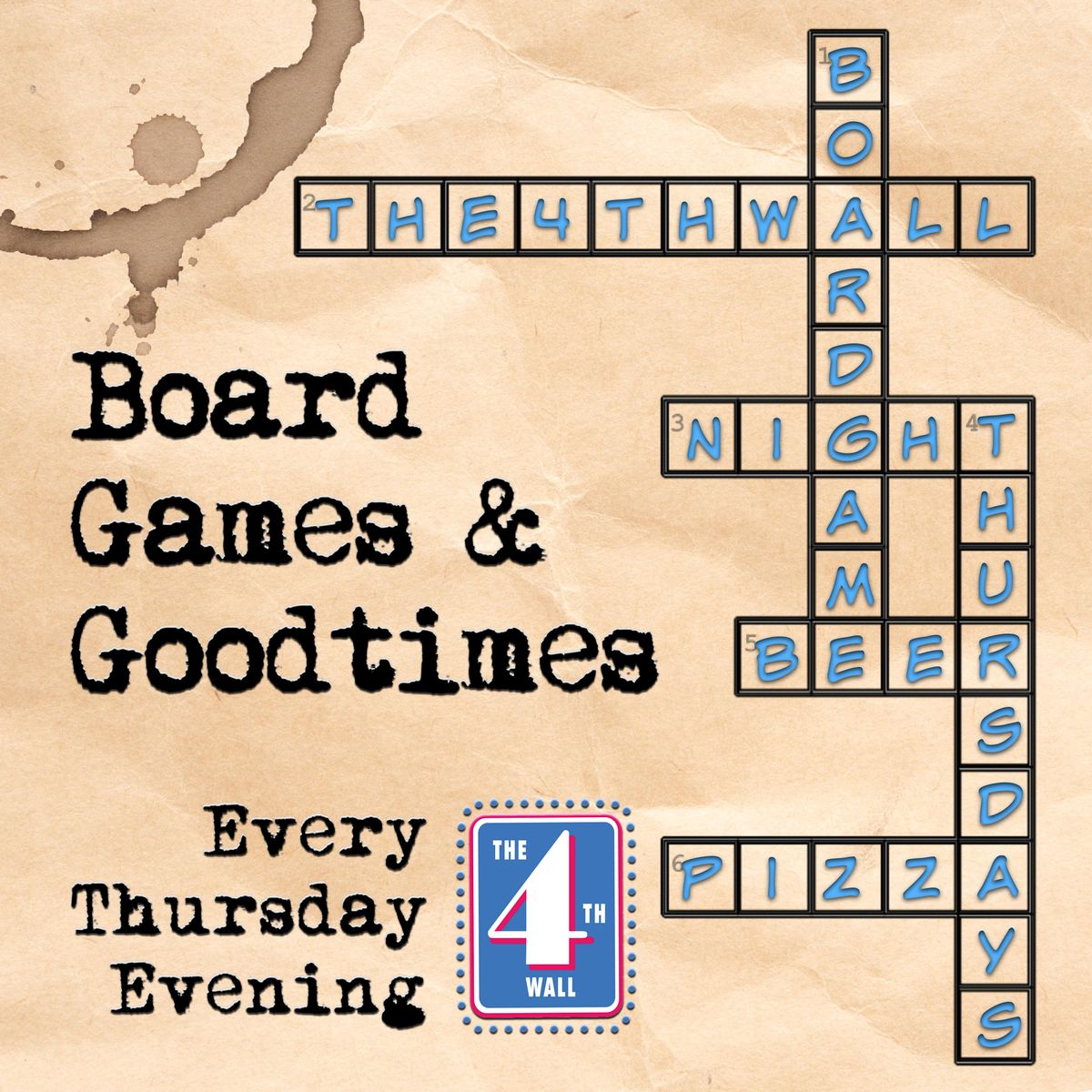 Boardgame Night at the 4th Wall! | The 4th Wall PDX, Portland, OR ...