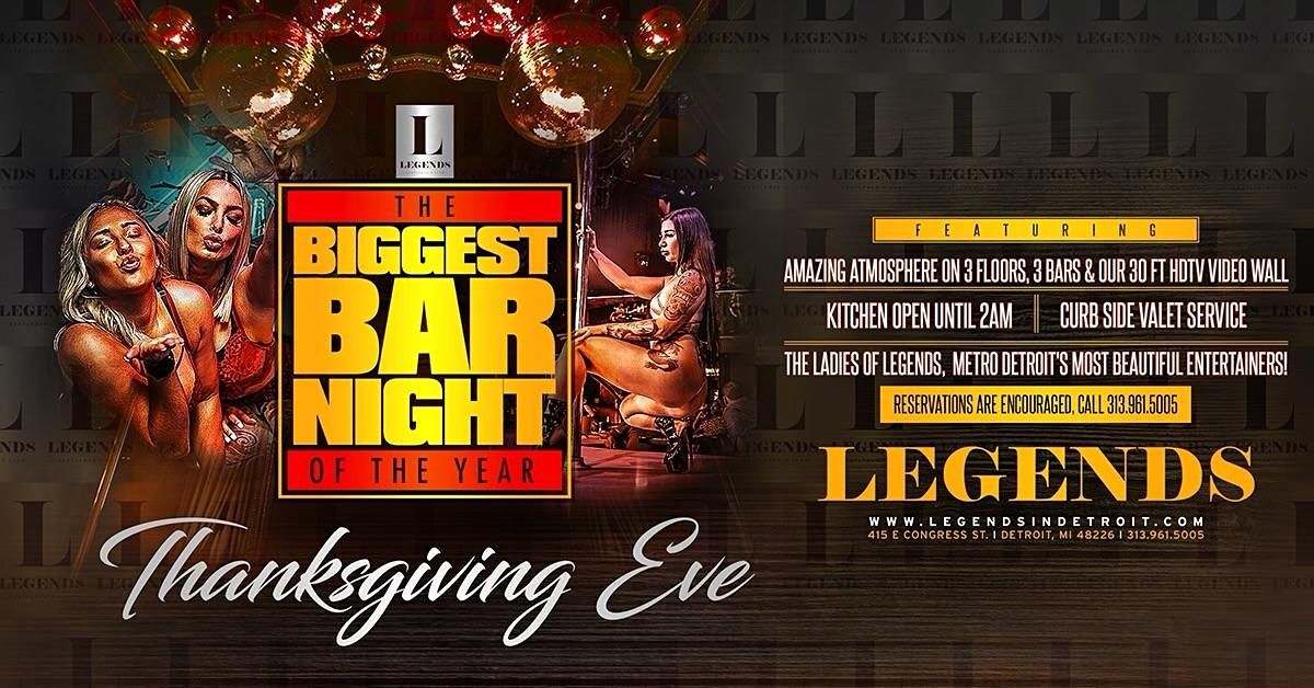The Biggest Bar Night of The Year at Michigans Biggest Club! | Legends