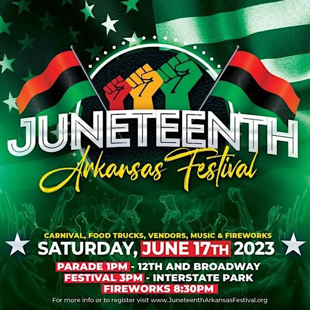 Arkansas Festival 2023 Interstate Park, Little Rock, AR June 17, 2023